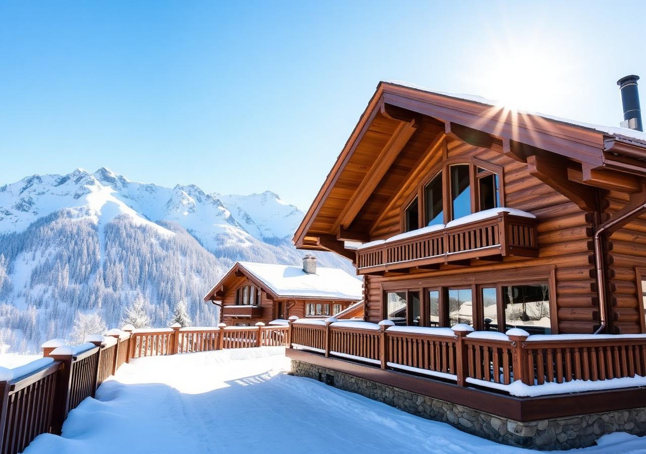 OWN18 chalet under fresh snow